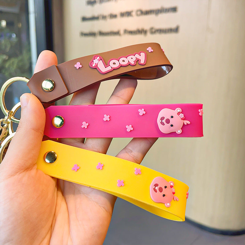 Wholesale Cartoon Cute Keychain Little Beaver Keychains Creative Keychain ACC-KC-SJ010