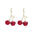 Wholesale Red Cherry Niche Design Light Luxury Earrings