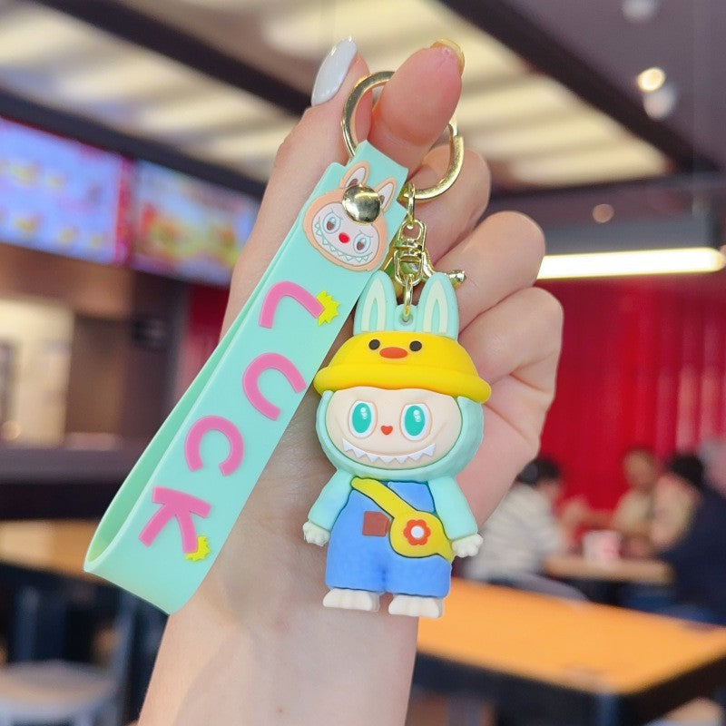 Wholesale Cute cartoon silicone keychain