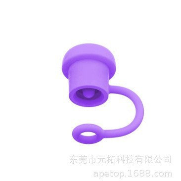 Wholesale Solid Color Straw Cover Soft Straw Tube Cap
