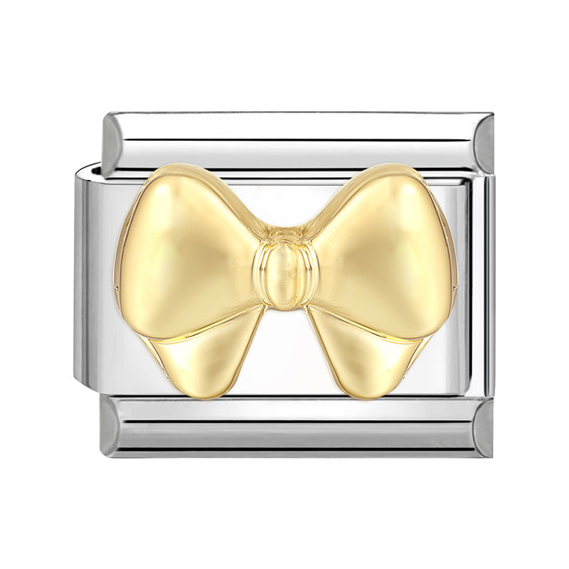 Wholesale Italian Charm Bracelet 9mm DIY Splicing Cute Creative Stainless Steel Composable Bracelet