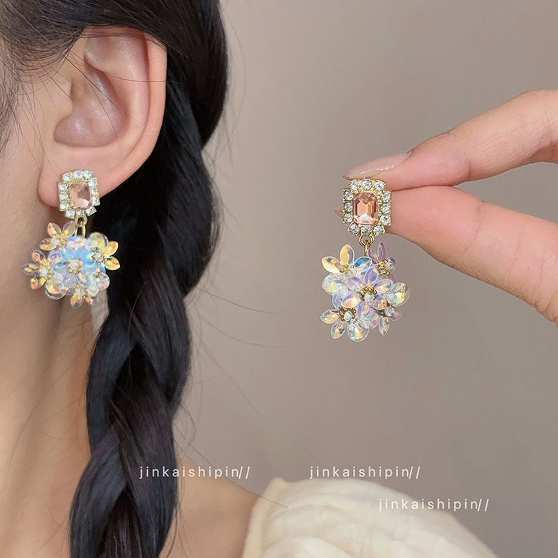Wholesale  Super Fairy Flower Pendant Earrings