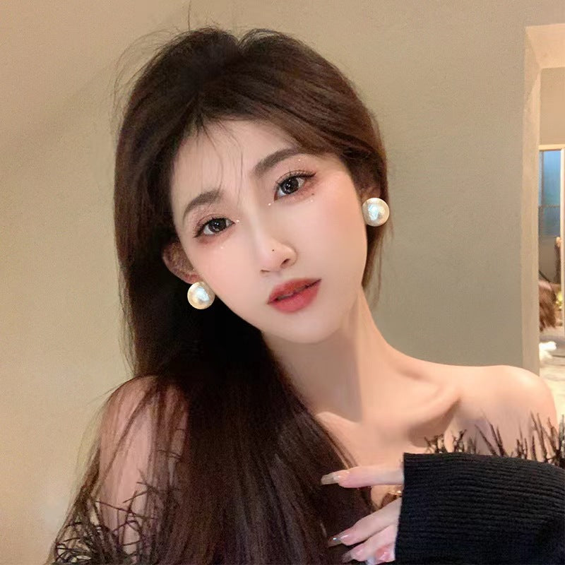 Wholesale large pearl luxury earrings