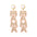 Wholesale  Mother's Day alloy diamond mother English letter earrings