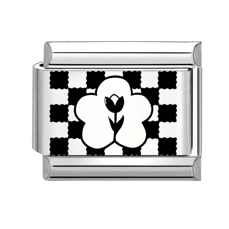 Wholesale Italian Charm Bracelet 9mm DIY Splicing Cute Creative Stainless Steel Composable Bracelet