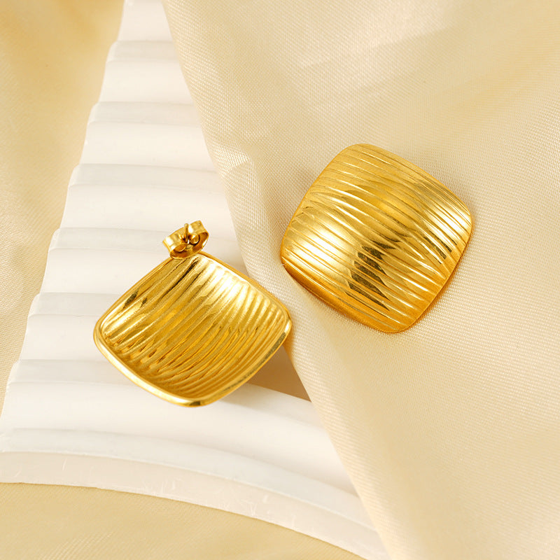 Wholesale 18K Gold Plated Stainless Steel Earrings ACC-ES-ZhongYao009