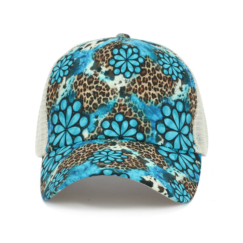 Wholesale Western Style Cow Head Aztec Baseball Cap Hat ACC-HT-RongZhao001