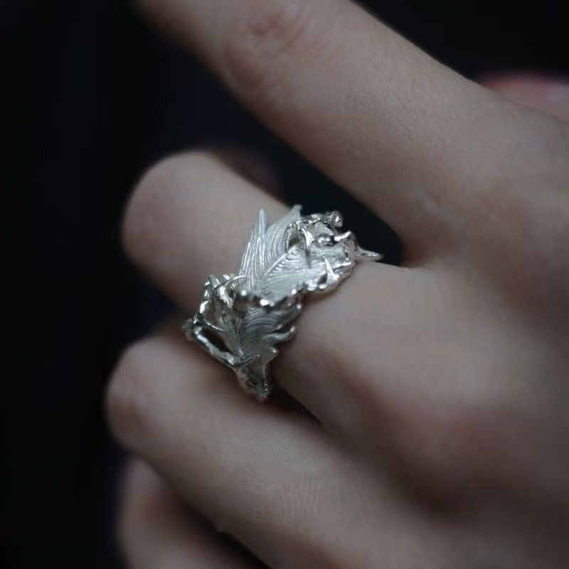 Wholesale Feather Thorn Series Opening Ring