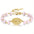 Wholesale Easter Cross Crystal Beaded Bracelet