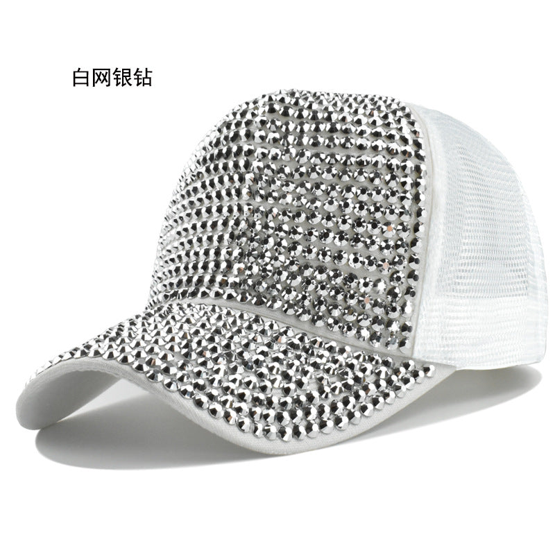 Wholesale  rhinestone baseball cap  protection hat baseball cap