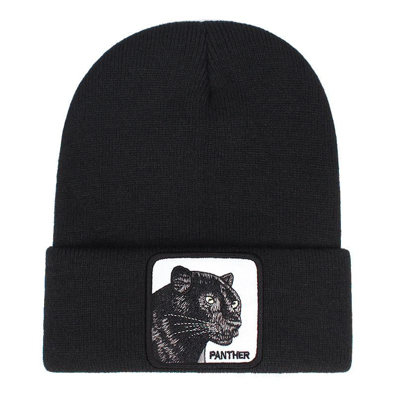 Wholesale Winter Animal Cartoon Knitted Wool Pullover Hat Beanie ACC-HT-JingKun005