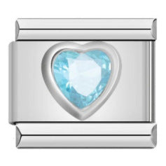 Wholesale Italian Charm Bracelet 9mm DIY Splicing Heart Series Stainless Steel Composable Bracelet