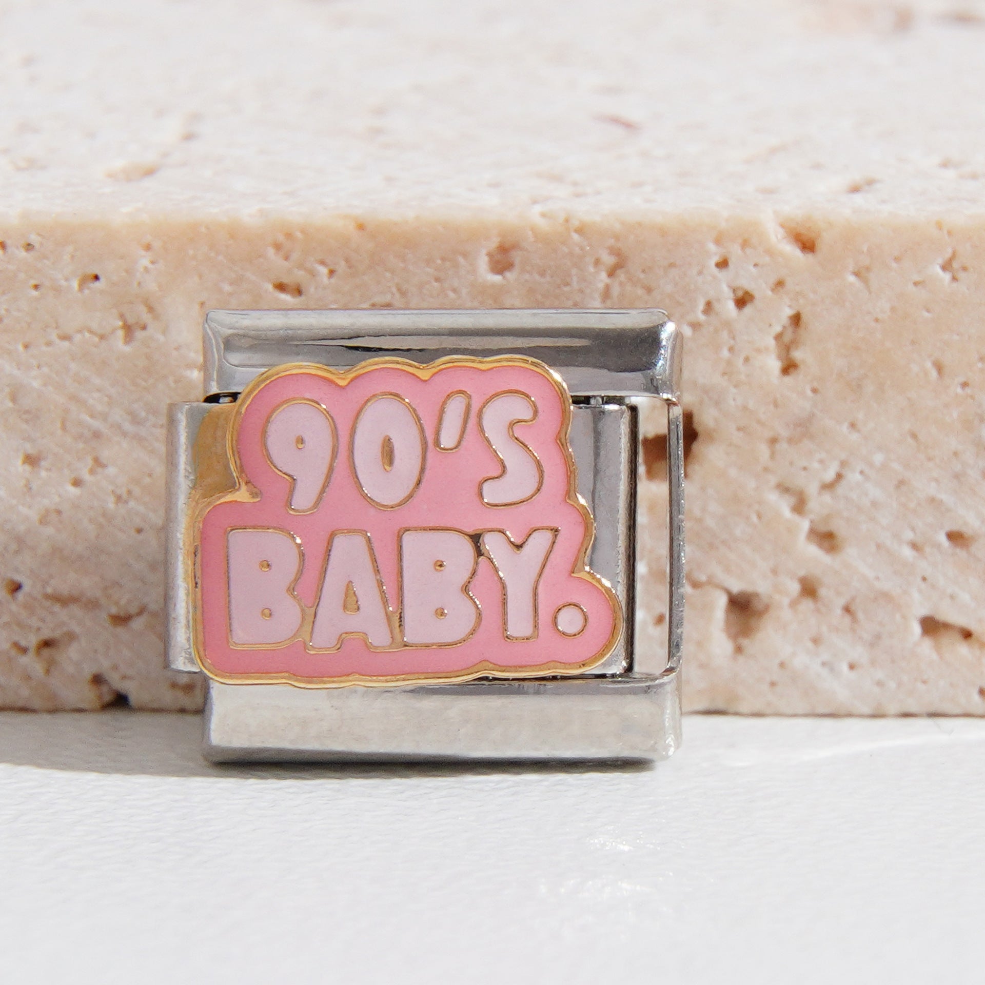 Wholesale Italian Charm Bracelet 9mm DIY Splicing All-match English Stainless Steel Composable Bracelet