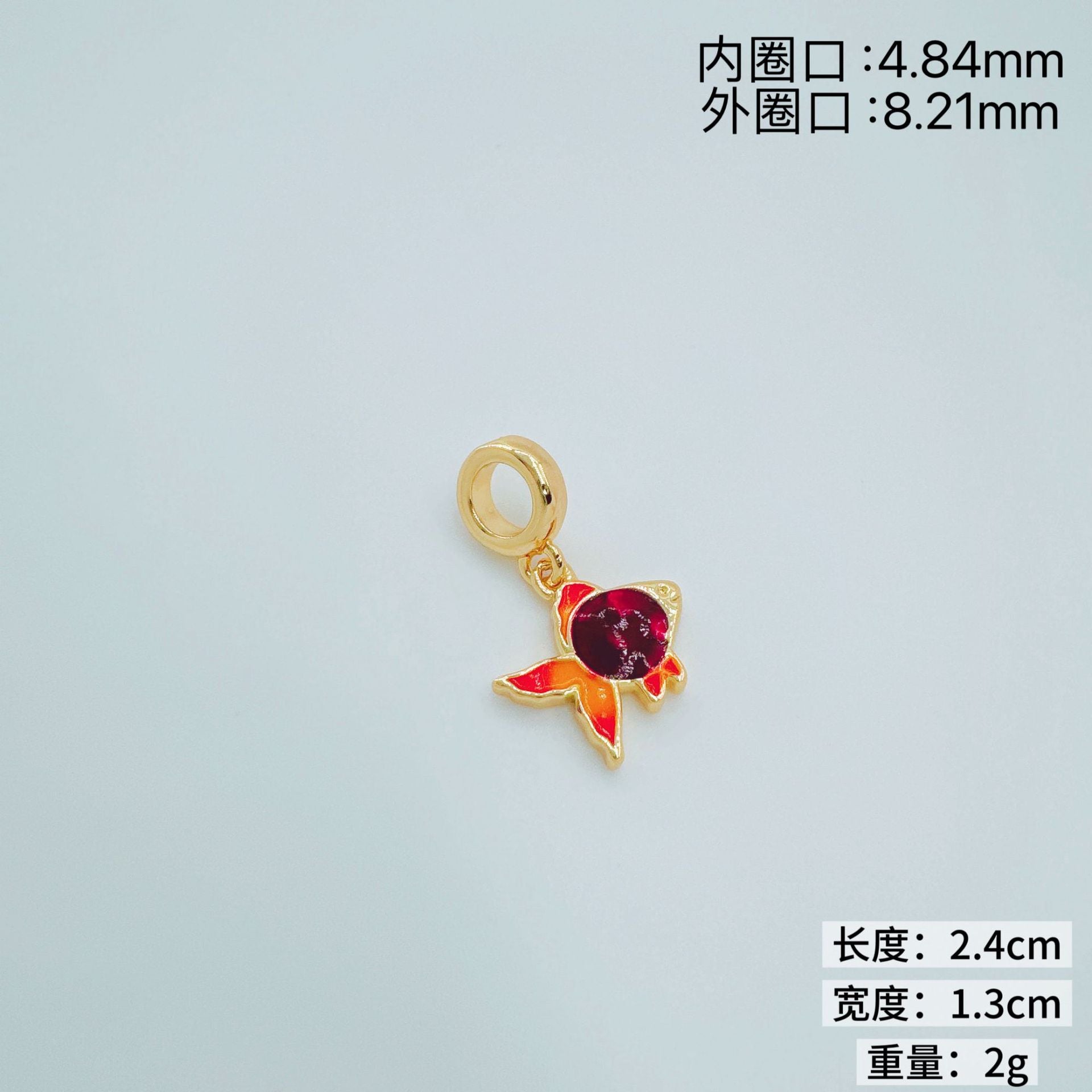 Wholesale  Goldfish Pony Pendant Necklace Gold Plated Fashion Jewelry Accessory for Women