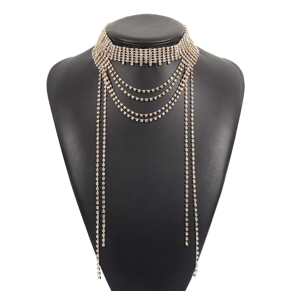 Wholesale party dinner choker necklace long cold claw chain multi-layer necklace