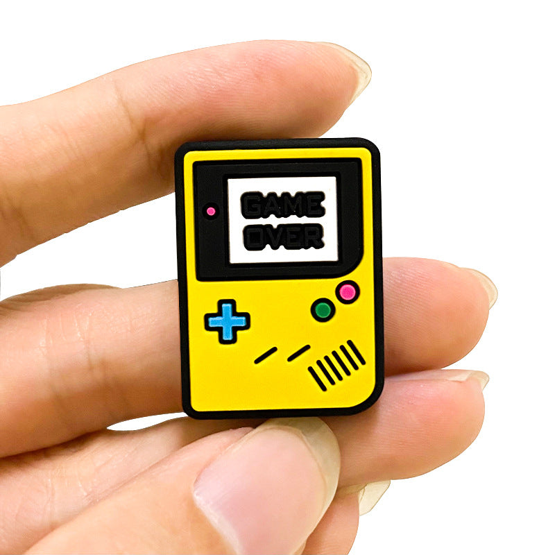 Wholesale 10pcs Cartoon Handle Game Console Silicone Beads Focal Beads DIY Bead Pen Accessories ACC-BDS-WDX213