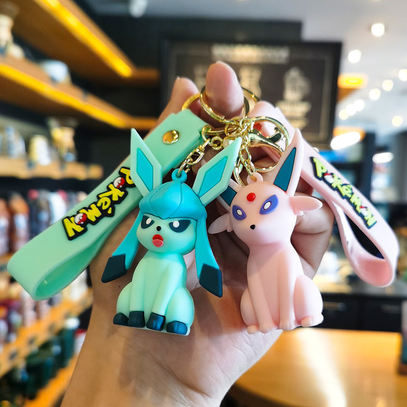 Wholesale Cartoon Cute Silicone Keychains ACC-KC-FanChe005