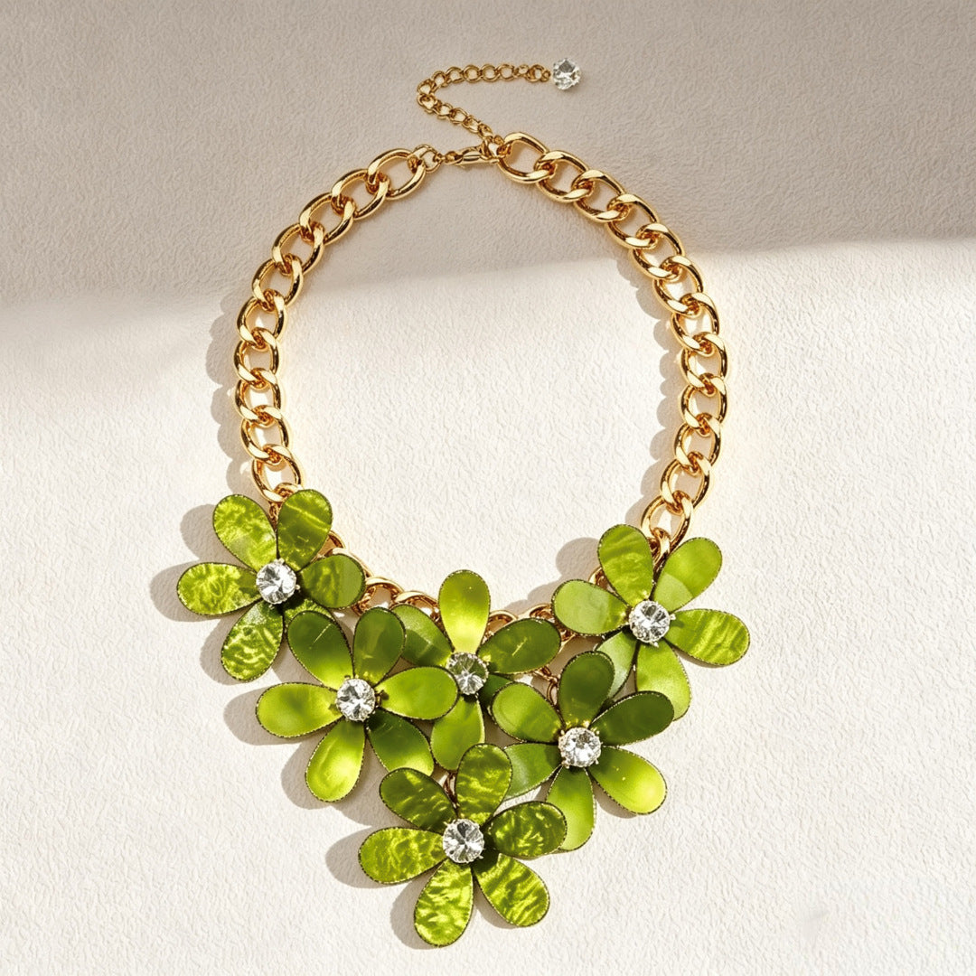 Wholesale Vintage Acrylic Necklace – Chic Fashion Accessory for Gift or Boutique Resale