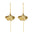 Wholesale bohemian style creative fresh ginkgo leaf earrings