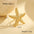 Wholesale Stainless steel Starfish Ring Open Metal Ring  Stainless Steel Golden Rings