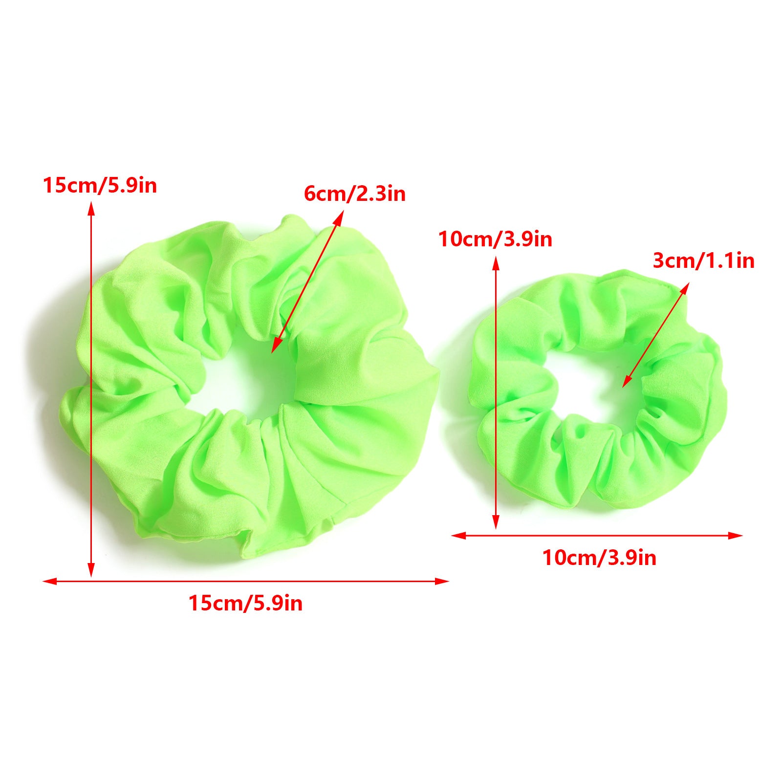 Wholesale Duo Bell Fashion New Fluorescent Rabbit Ears Hair Accessories  Hair Scrunchies