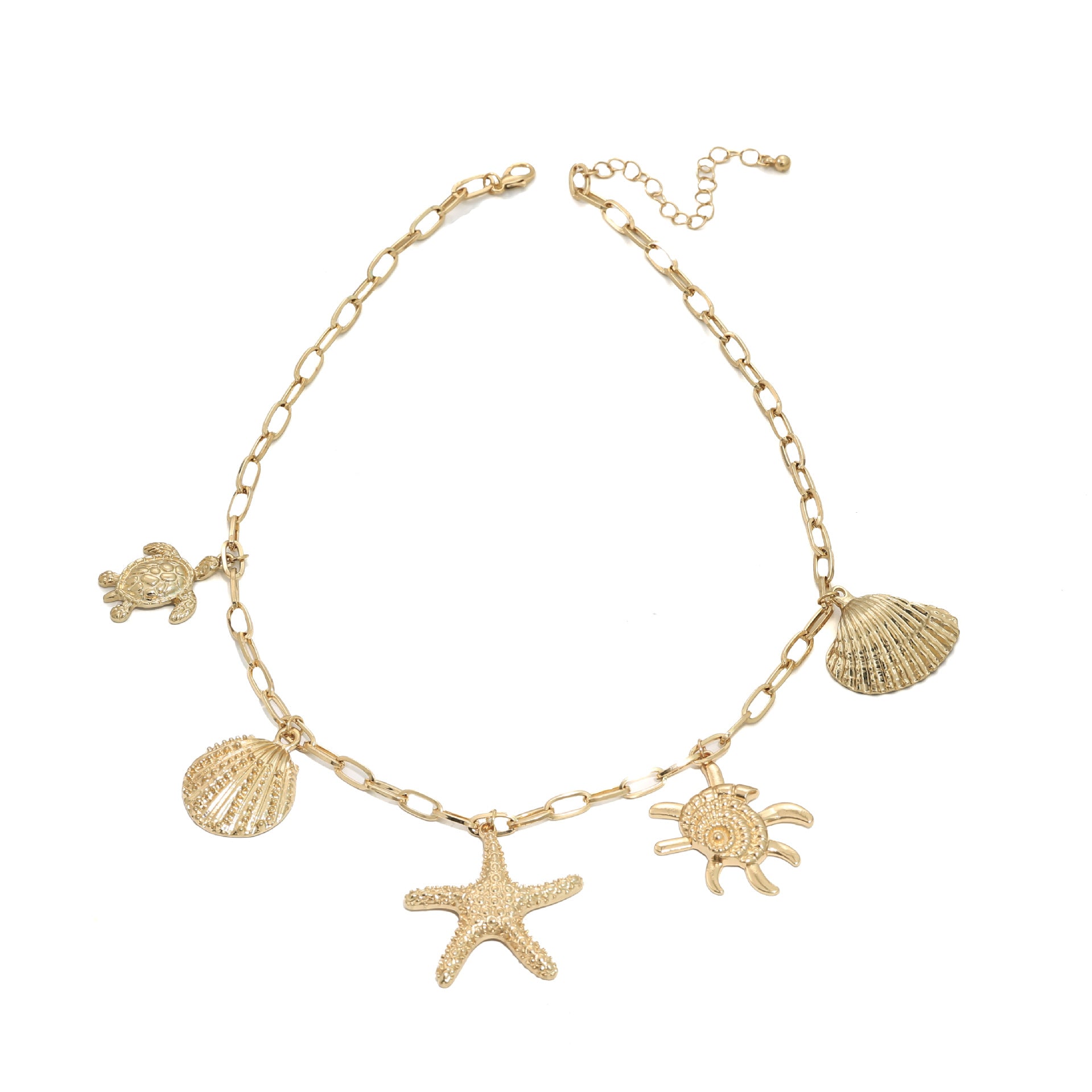 Wholesale Personalized Design Starfish Pendant Necklace
