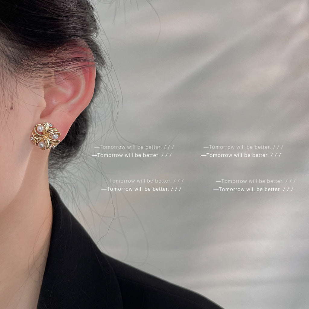 Wholesale Retro Geometric Metal Exaggerated Earrings Vintage Earrings Statemente Earrings ACC-ES-Eryu007