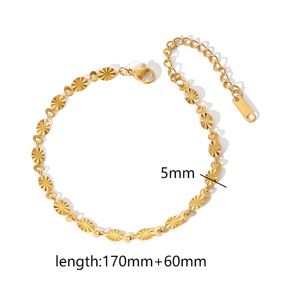 Wholesale DIY bracelet accessories versatile stainless steel snake bone chain