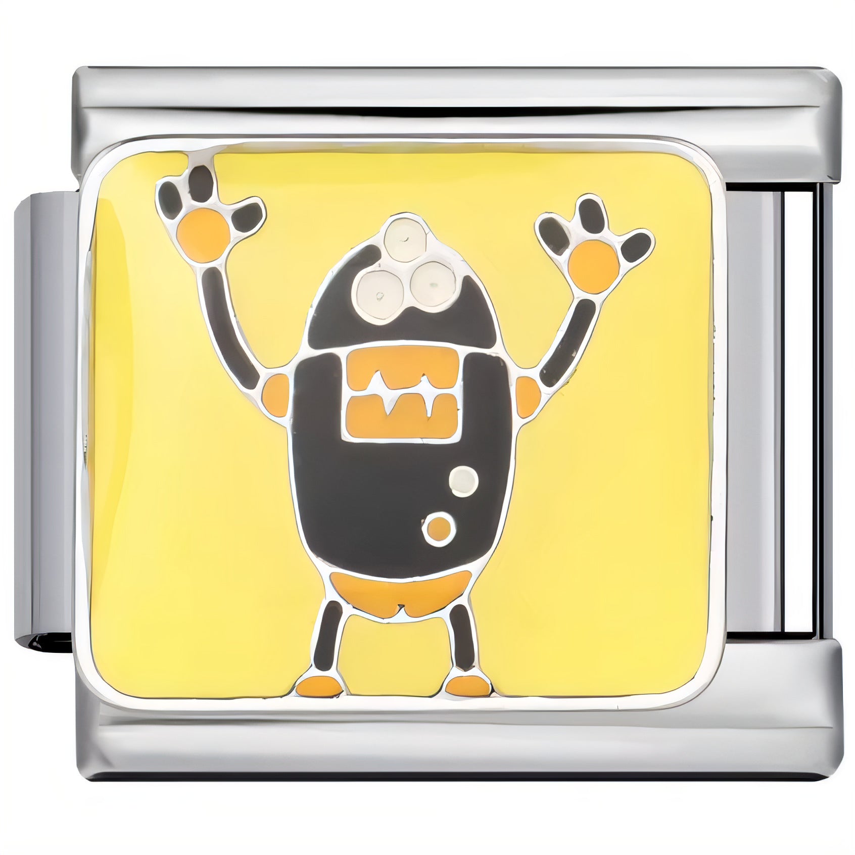 Wholesale Italian Charm Bracelet 9mm DIY Splicing Cute Cartoon Stainless Steel Composable Bracelet