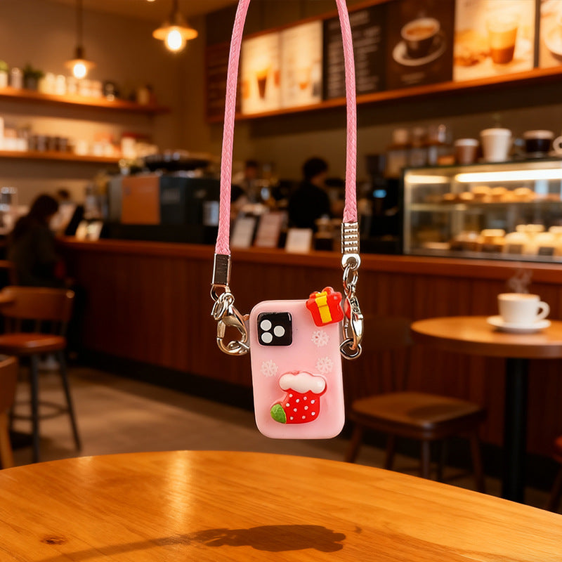 Wholesale Christmas-themed crossbody mini cartoon doll ornaments