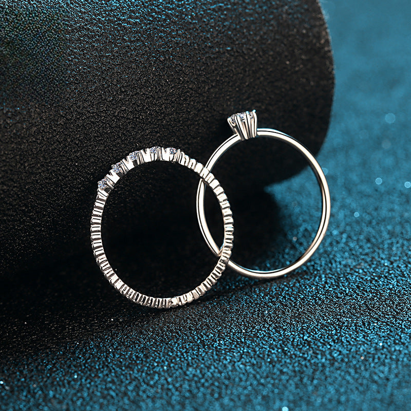 Wholesale 925 sterling silver  moissanite ring