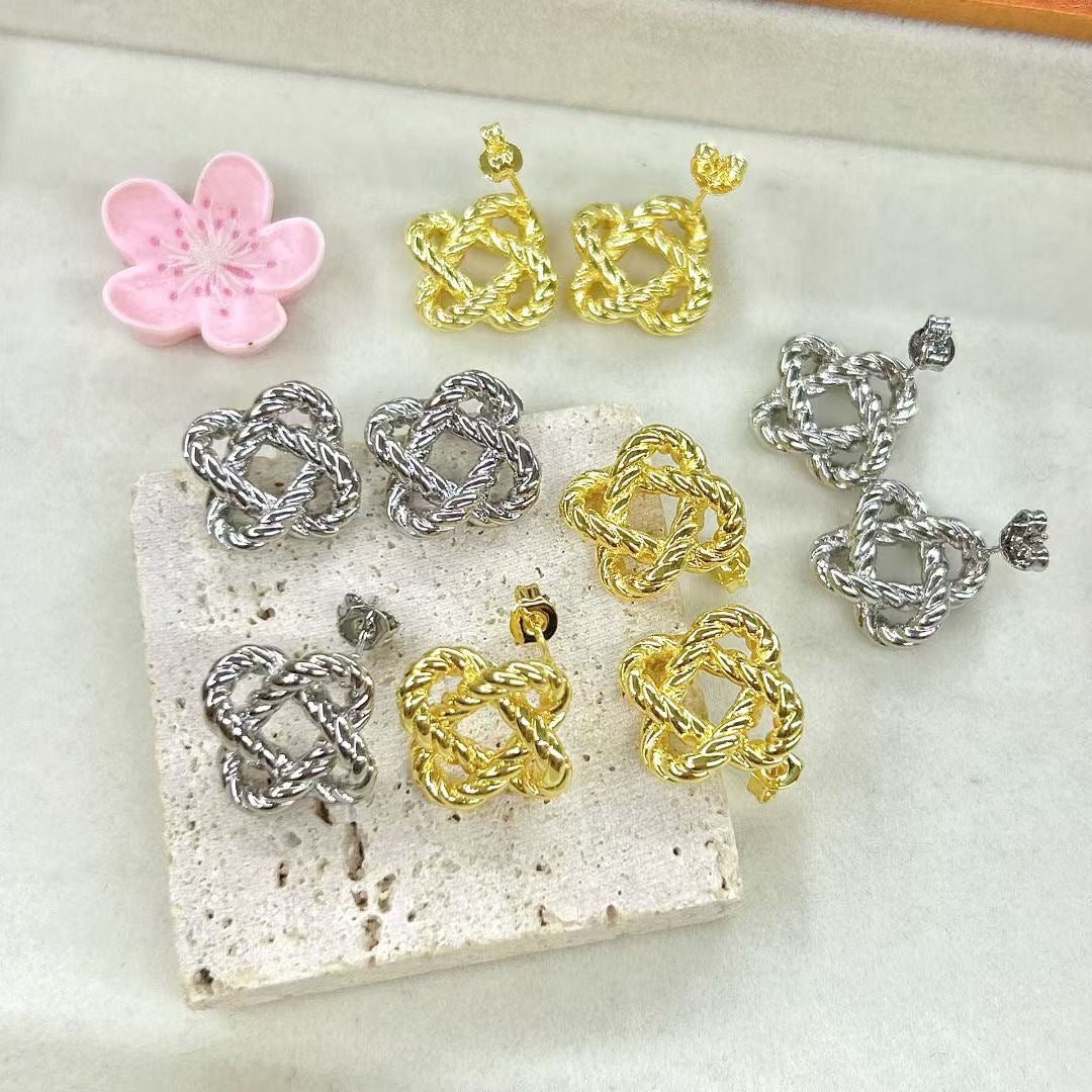 Wholesale Braided Chinese knot earrings