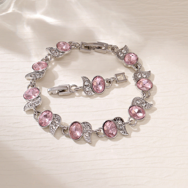 Wholesale  zircon seven-color bracelet