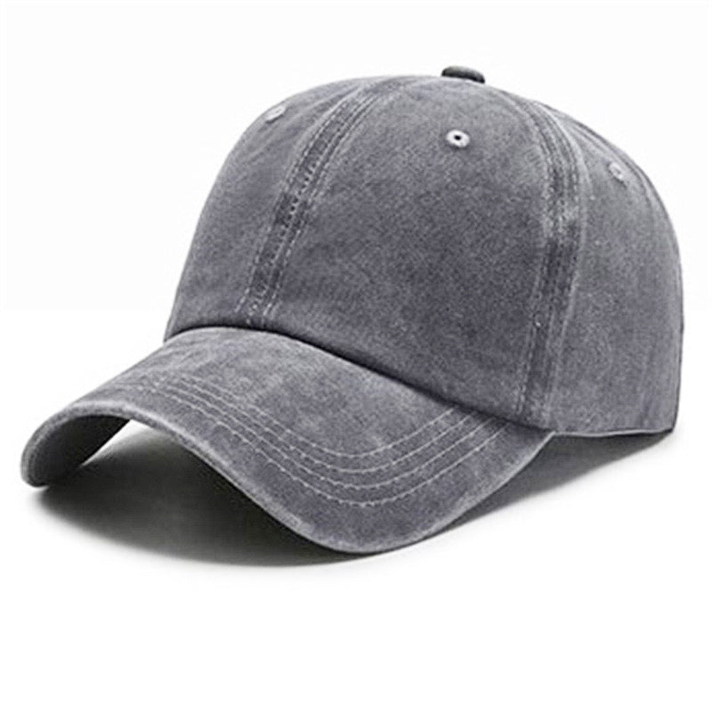 Wholesale Washed Pure Cotton Solid Color Light Plate Baseball Cap