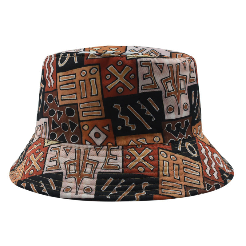 Wholesale Vintage Printed Fashion Cartoon Graffiti Bucket Hat ACC-HT-Xiny013