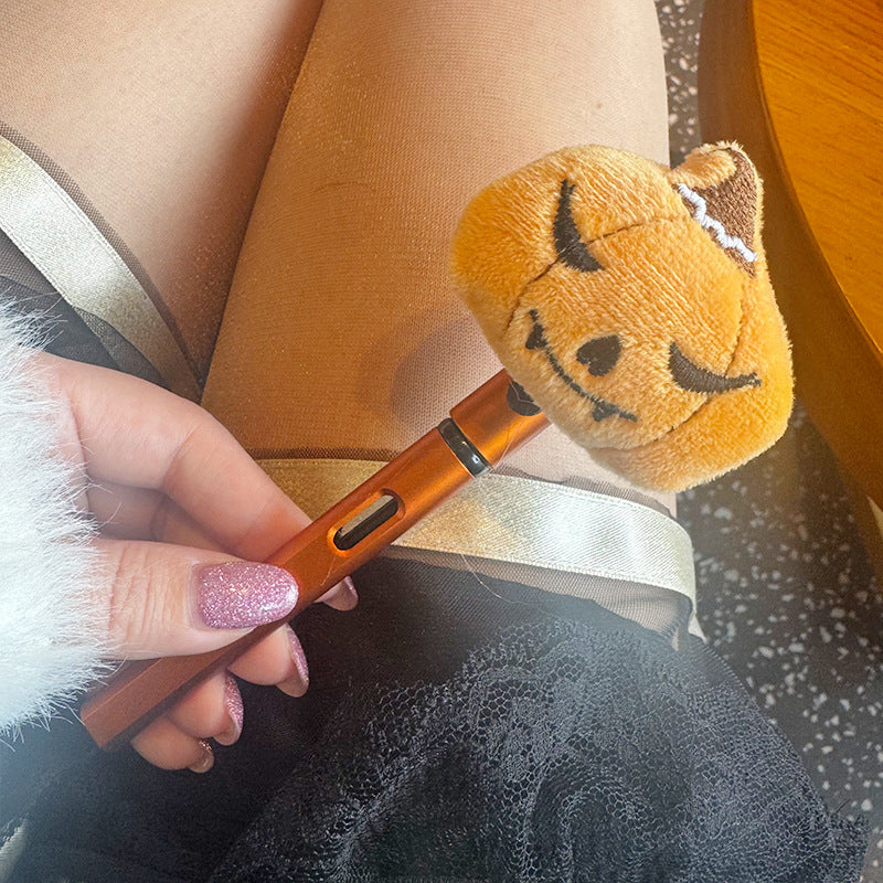 Wholesale Halloween Funny Creative Elements Plush Decorative Ballpoint Pen