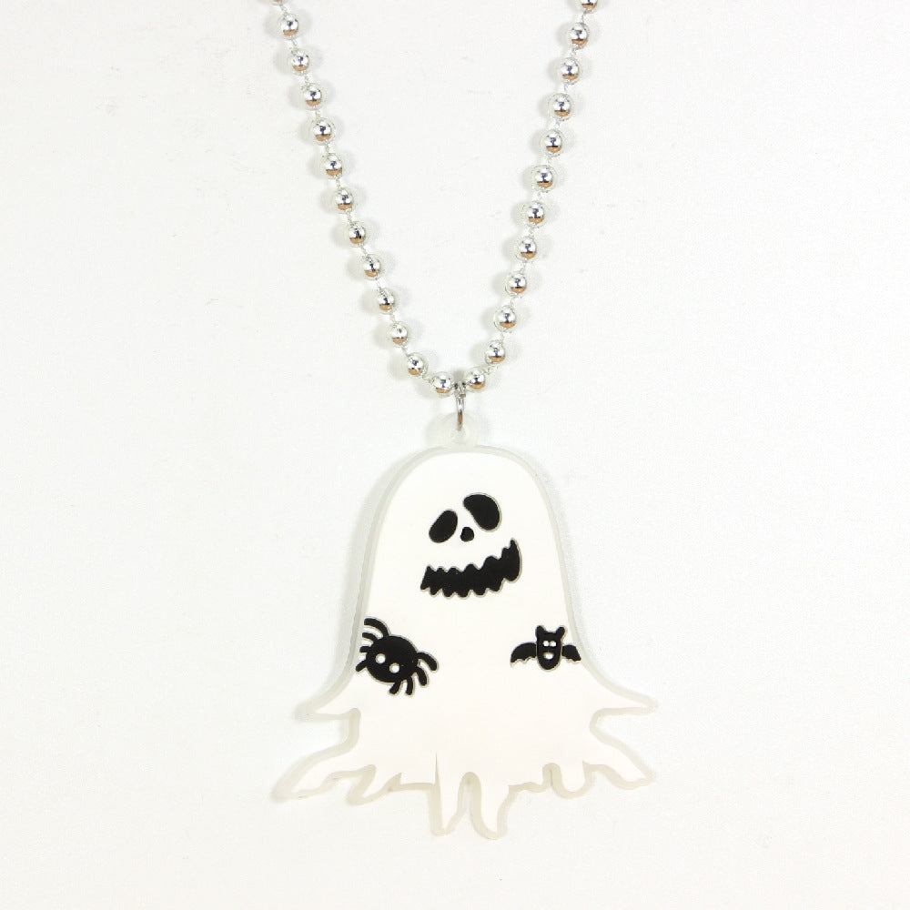 Wholesale Halloween Ghost PVC Necklaces ACC-NE-Shengh001