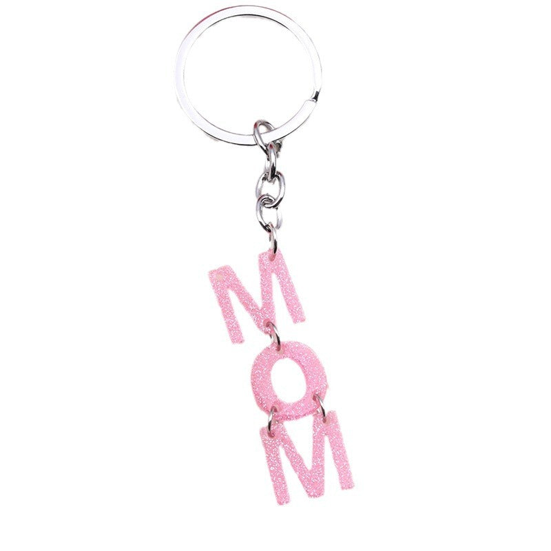 Wholesale Mother's Day Gift MOM Acrylic Keychain ACC-KC-DA009