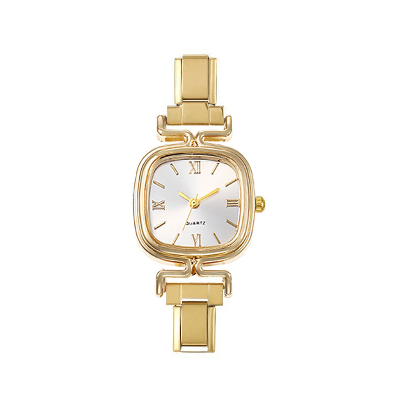 Wholesale Fashion Square Quartz Watch Simple Ins Style Women' s Student Casual Gift