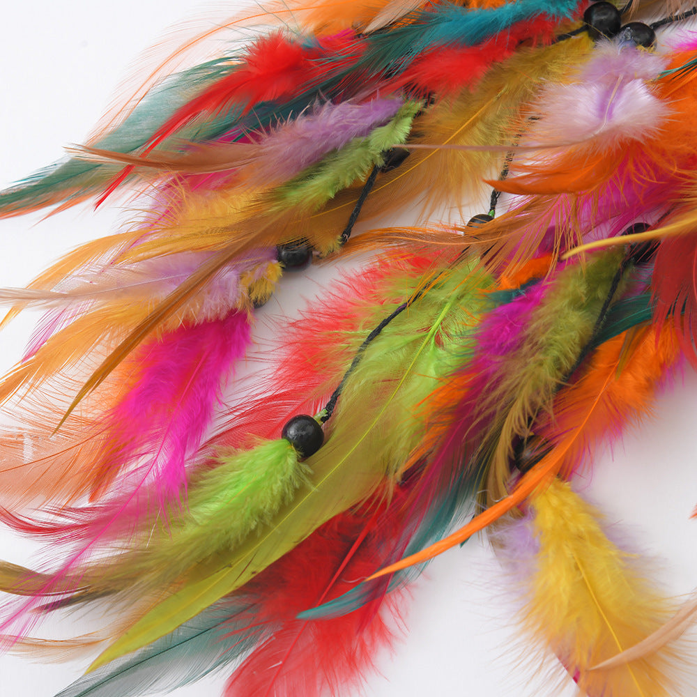 Wholesale Colorful Feather Dreamcatcher