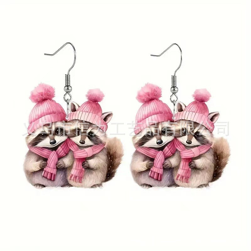Wholesale Cute cartoon cat earrings