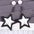 Wholesale Vintage Earrings Long Three-dimensional Five-pointed Star Acrylic Earrings
