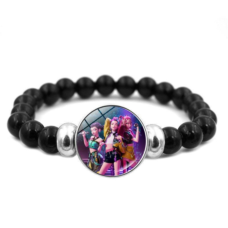 Wholesale Resin K-POP Beaded Bracelet ACCVIP