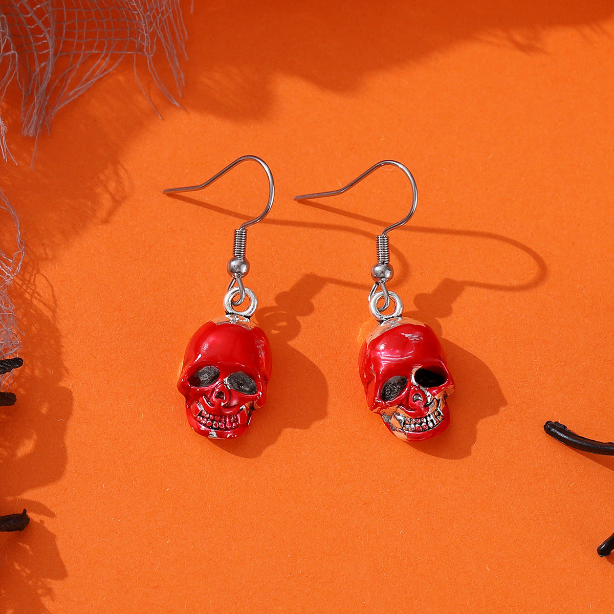 Wholesale  Dark Horror Bloody Skull Ax Saw Teeth Hammer Earrings Set