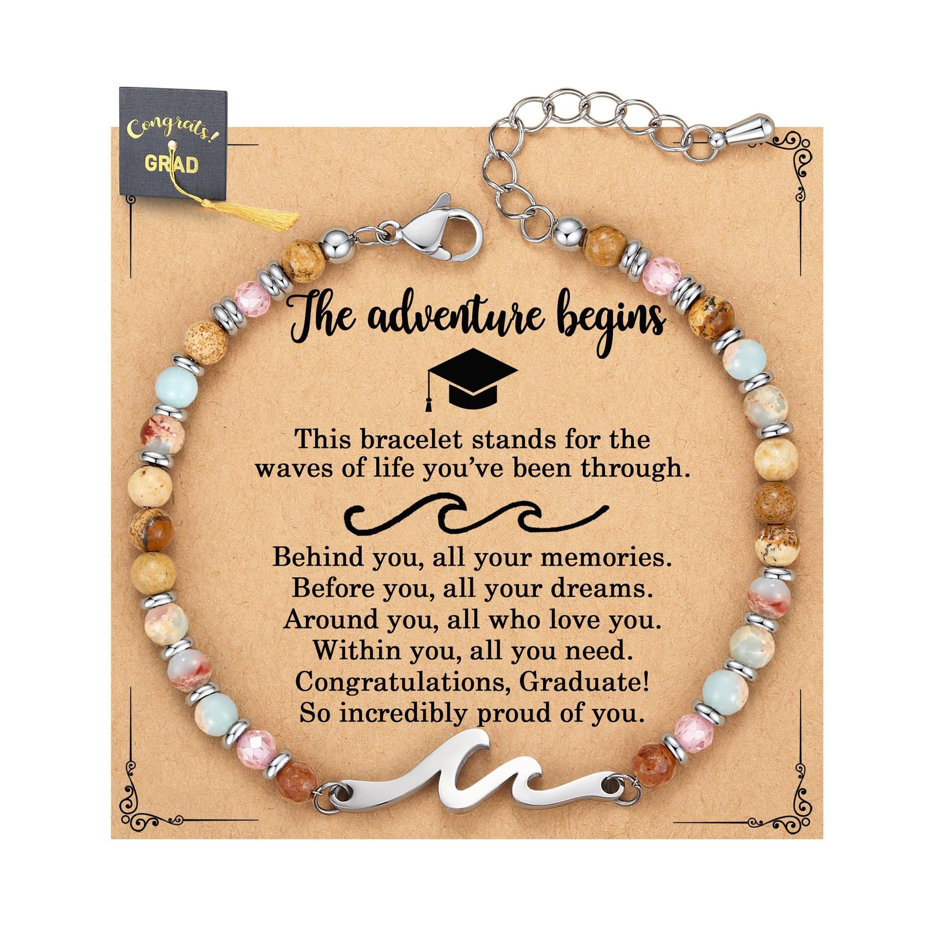 Wholesale Wave Shoushan Stone Bracelet for Everyday Wear Fashion Accessory