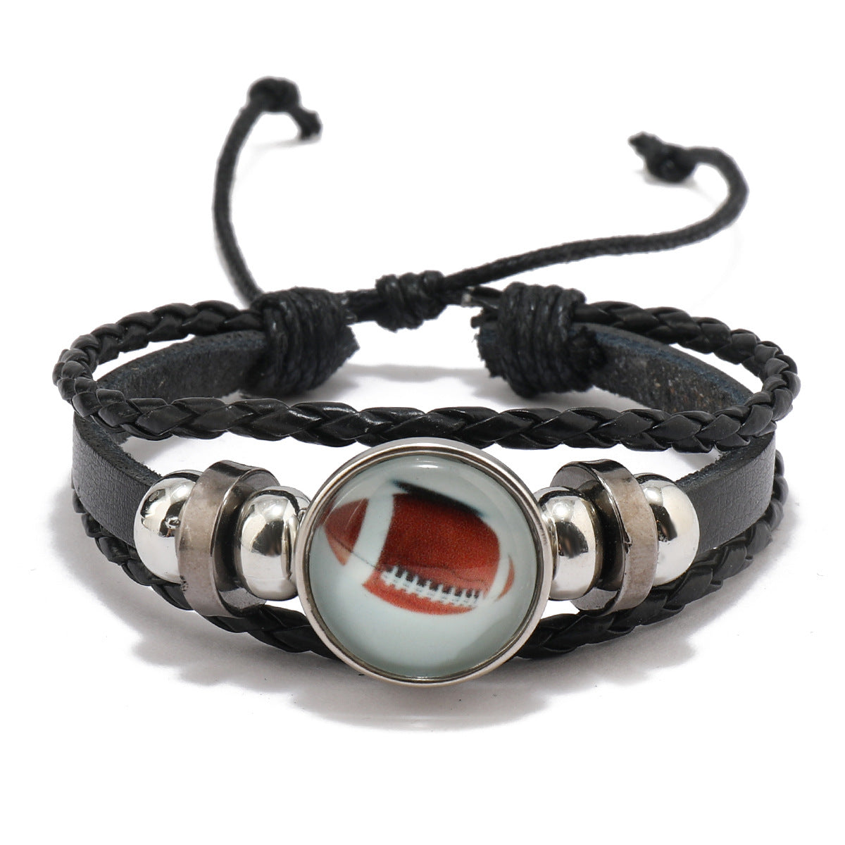 Wholesale Luminous Football Volleyball Braided Bracelet ACC-BT-Saih016