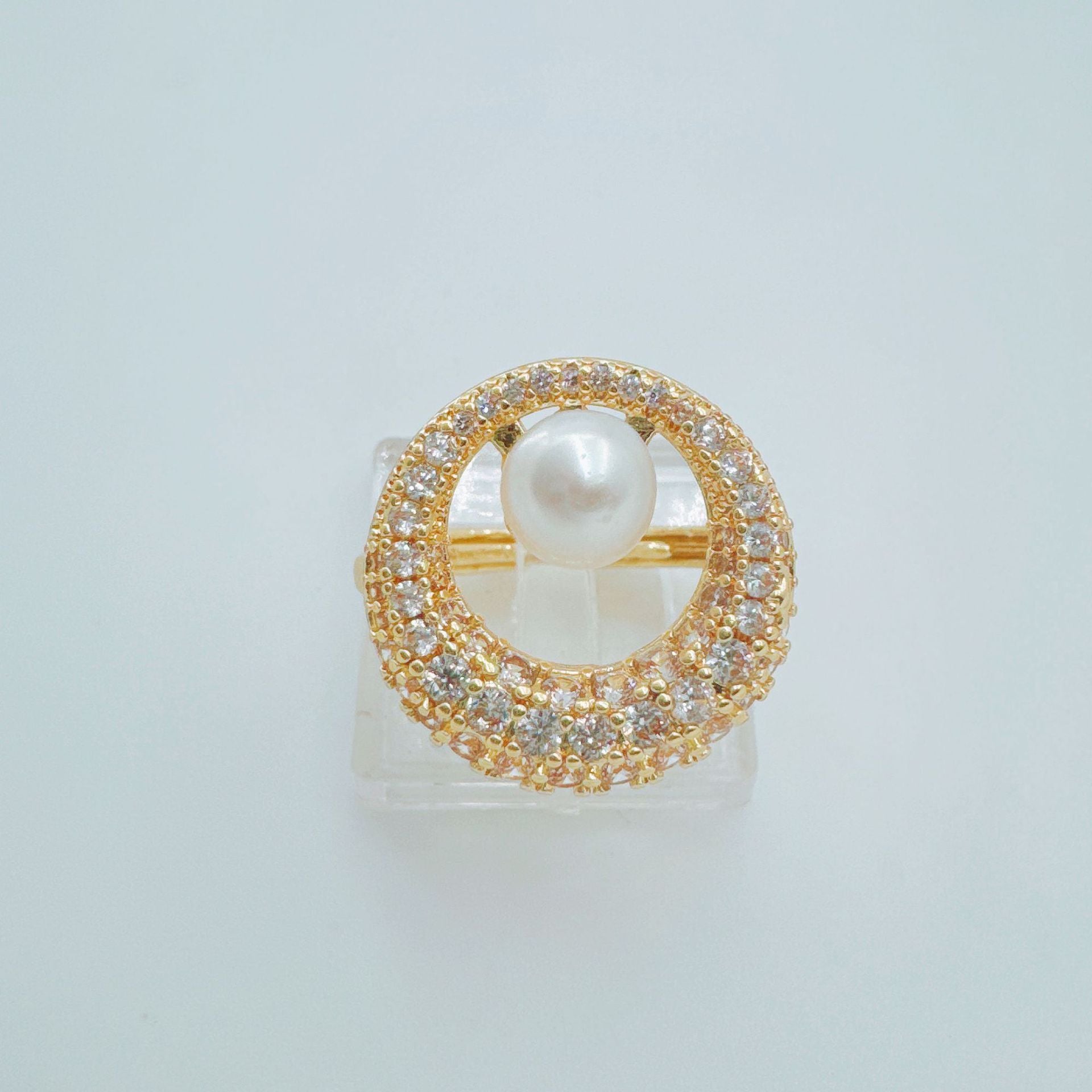 Wholesale Real Gold Plated Copper Zircon Jewelry Set Light Luxury Style Fashion Accessory for Women