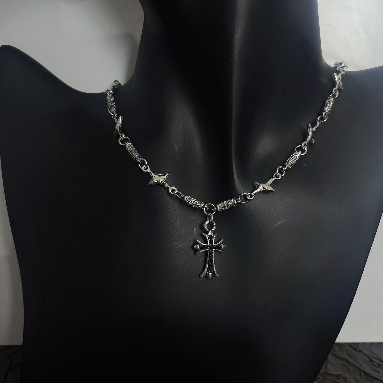 Wholesale  titanium steel cross necklace