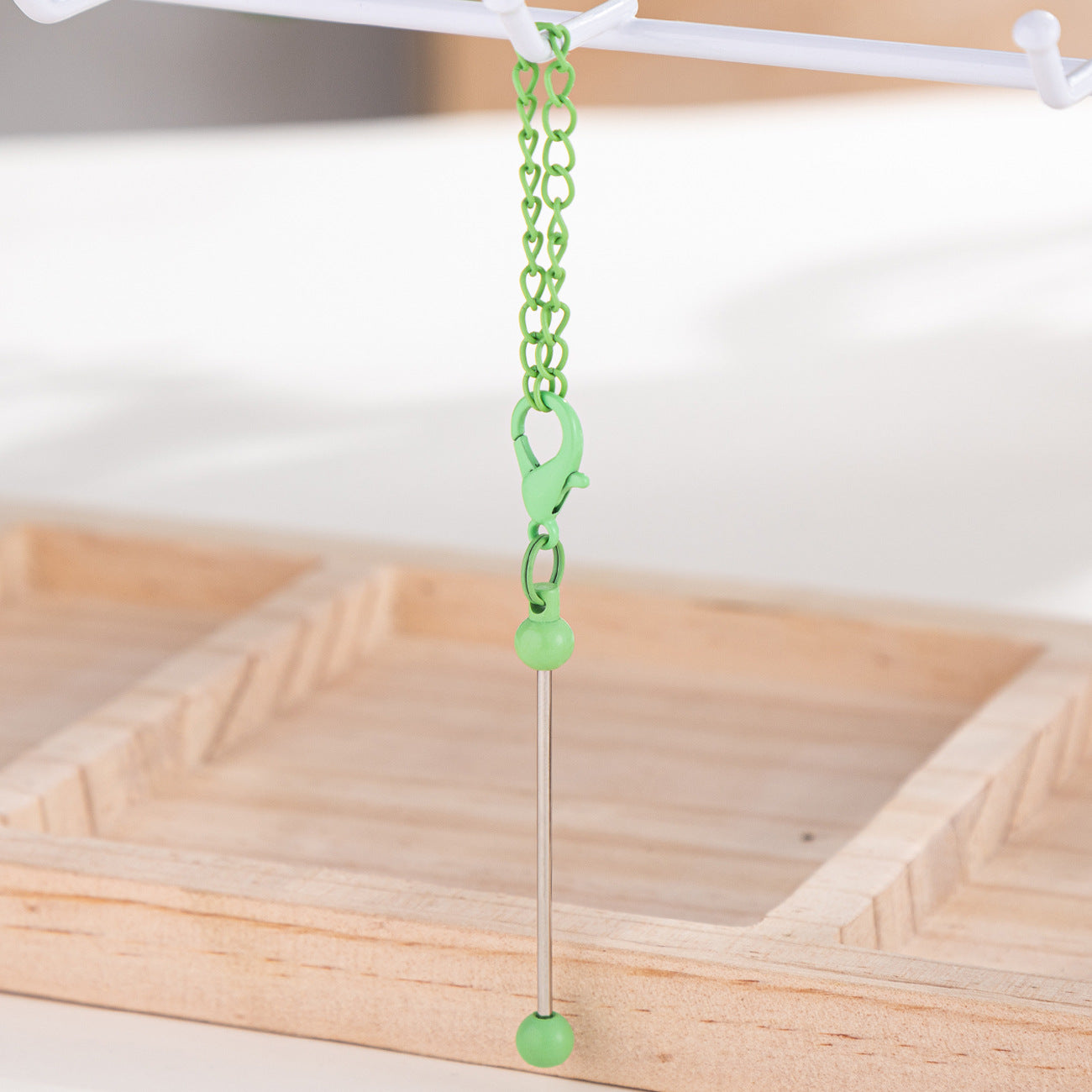 Wholesale Mini Beaded Candy Color Keychain