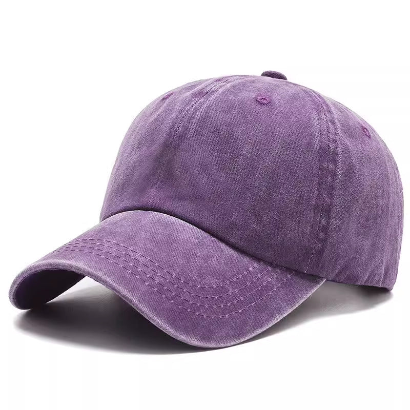 Wholesale Washed Cotton Baseball Cap Outdoor Sunshade Hat